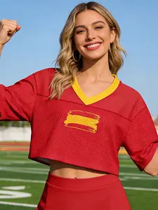Spain soccer jersey #8,women's World Cup Soccer Jersey Breathable Short Sleeve Football Shirt Casual Athletic Fan Edition Sportswear Top ice hockey/soccer/baseball/rugby, women's trendy and sexy T-shirts, women’s short tops, versatile and fashionable
