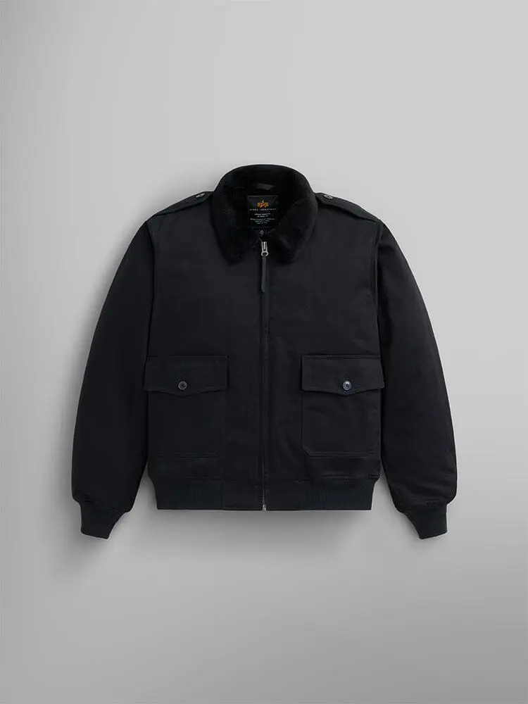 1940S B-10 BOMBER JACKET (BLACK)