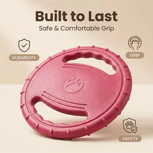 1PCS Flying Disc Dog Training Toy Puppy Outdoor Interactive Game Playing Supplies Pet Chewing Flying Saucer Floating Water Toy