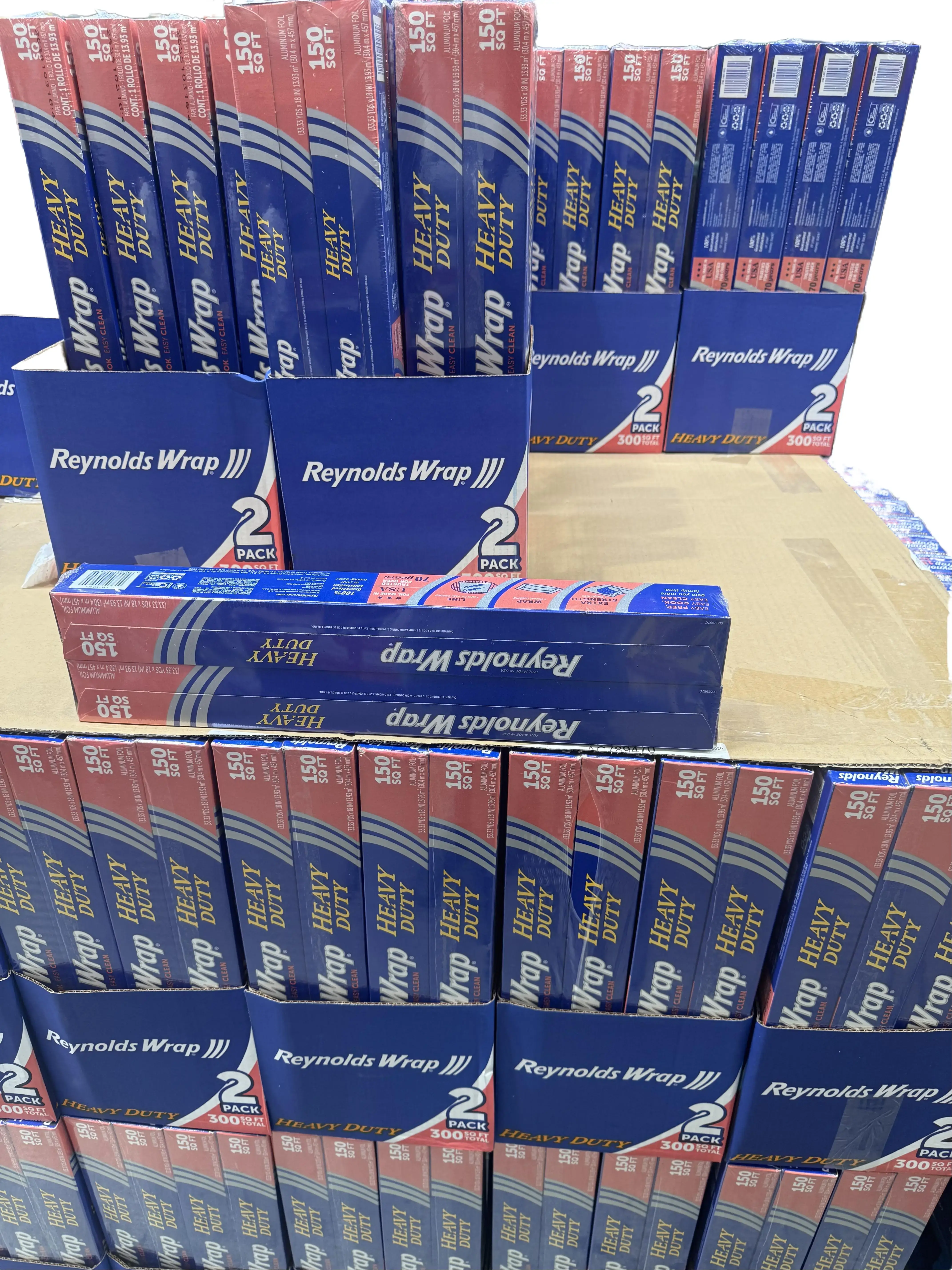 (2 pack) Reynolds Wrap Heavy Duty Aluminum Foil Roll , 150 Sq. Ft.(300SQFT)