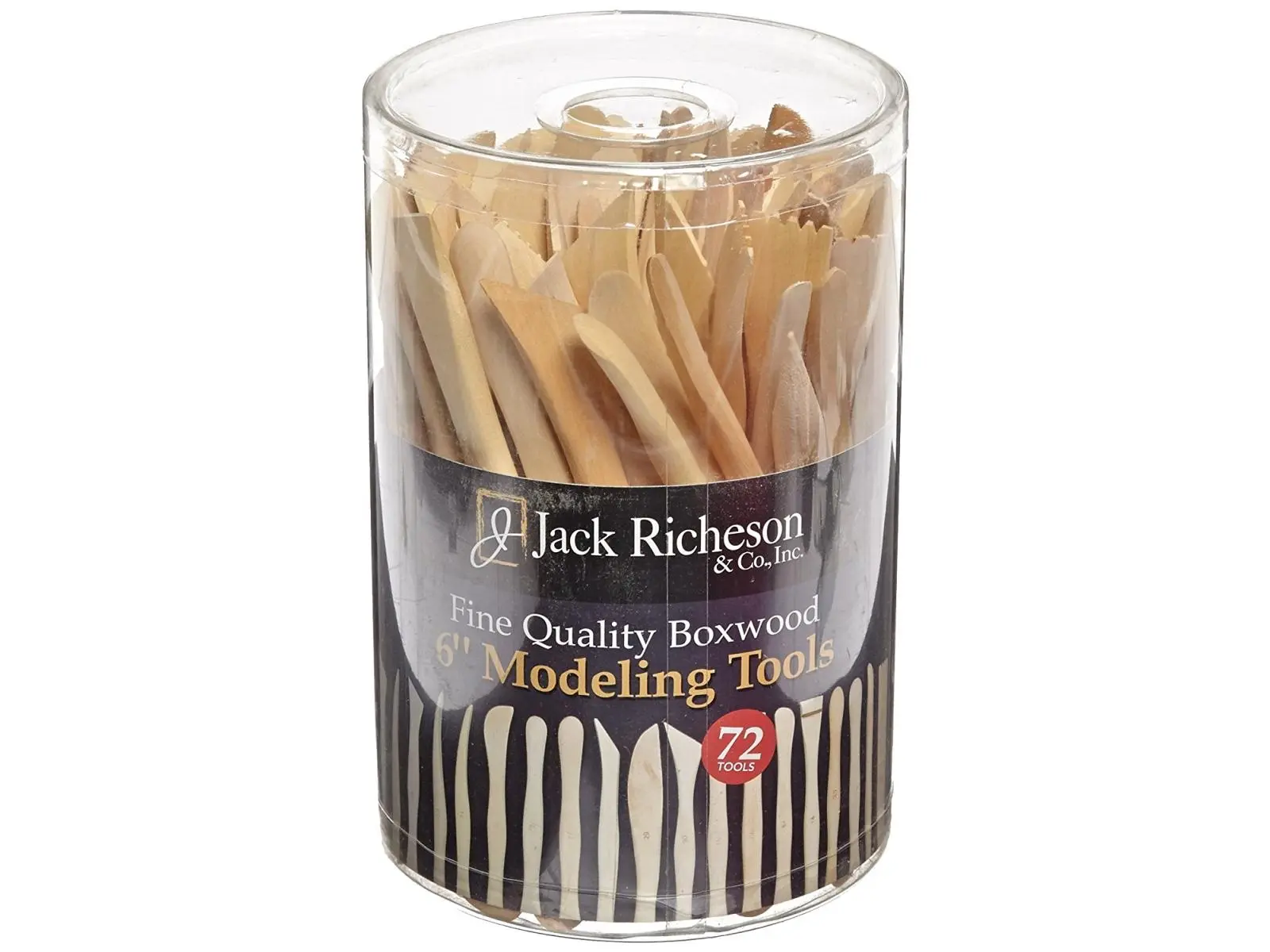 Jack Richeson 402383 Sax Boxwood Modeling Tool Set, 6 in., Set of 72