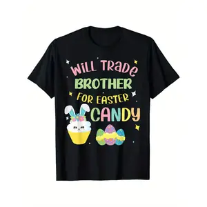 Will Trade Brother for Easter Candy Eggs Boys Girls Boys Girls T-Shirt (3-13Y)