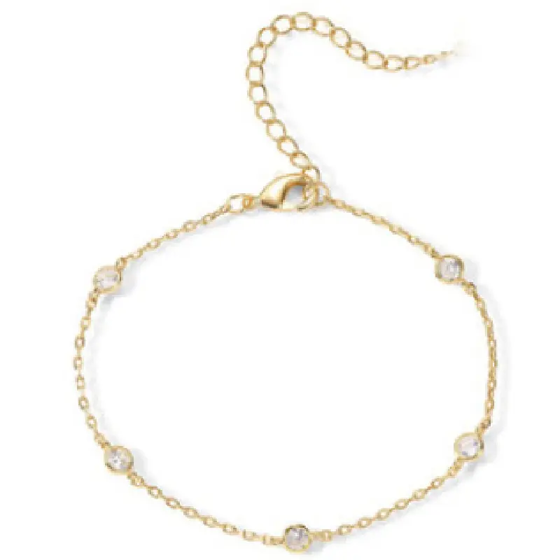 Gold Zircon Bracelet