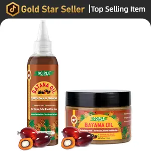 Natural Batana Oil for Hair Growth - Pure Organic Hair Oil for Strengthening and Thickening, Raw Batana Oil for Healthy Hair (2 Pack)