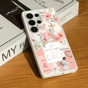 Christ, Psalms 46:10 for SAMSUNG S22/S23/24/25/ULTRA/PLUS  Matte Magnetic Phone Case Strong magnetic adsorption Precise alignment Acrylic Fingerprint