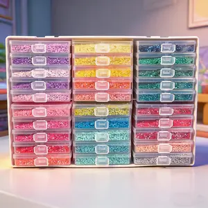 The Ultimate ASMR Setup Crystal Clear Storage Box for Organizing Drills Must Have for Every Crafter with Multiple Compartments