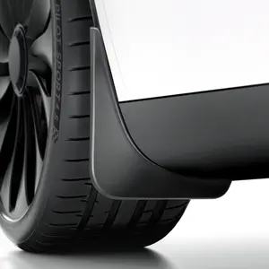 REEVAA 2026 Tesla Accessories - Mud Flaps [Protect Paint, No Drilling Required] All-Weather Mud Guard Body Kits for Model Y Juniper 2026—2019, Model 3 Highland 2024–2026, Model X 2022–2025, Black (Set of 4)