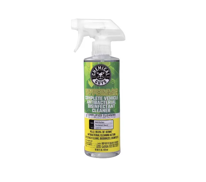 Chemical Guys Hyperban Complete Vehicle Antibacterial Disinfectant Cleaner CLN10116