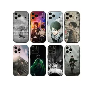 L-Levi A-Ackerman A-Attack O-On T-Titans Phone Case Silicone Soft  for iPhone 17 16 15 14 13 12 11 Pro Air Plus ProMax and Samsung Galaxy S26 Plus Ultra S25 S24 S23 S22 anti drop and phone case
