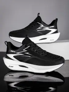 Unisex Lightweight Running Shoes, Carbon Fiber Technology, Breathable Design, Anti-Slip Sole, Ideal for Marathon & Fitness Training