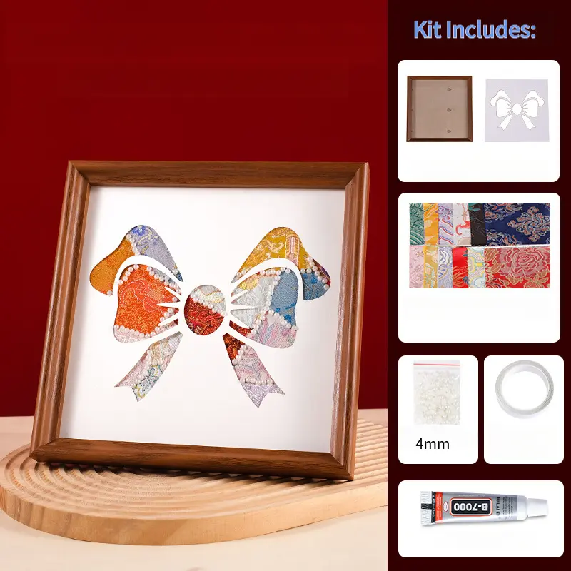 [Butterfly Knot] Song Brocade Patchwork Painting