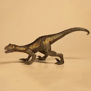 Velociraptor Dinosaur Model, PVC Material, Movable Mouth, Collectible Figure, Realistic Dinosaur Model, 1 Per Pack
