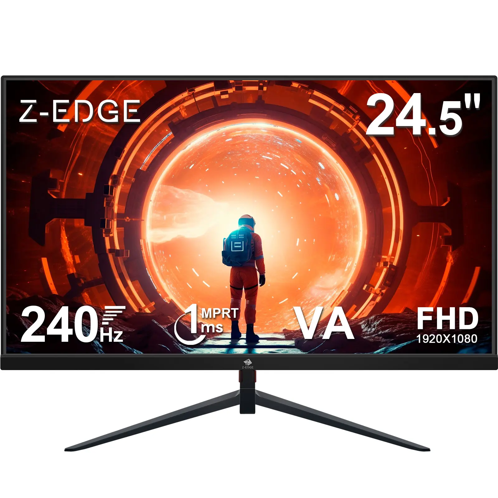 Z-EDGE UG25I 24.5" FHD 240Hz Gaming Monitor, 1ms Response Time, AMD Freesync Premium, Low Blue Light, Display Port & HDMI, Monitors, Back-to-School Supplies, Gaming Monitor 240Hz