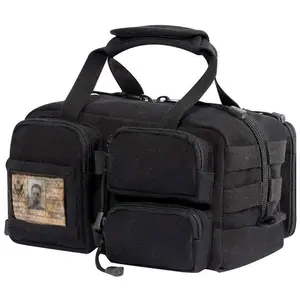 Rothco Canvas Tactical Tool Bag - Canvas 12-inch Tactical Tool Bag with ID Window - Durable Cotton Canvas & Polyester Lining - MOLLE Compatible - Spacious Main & Small Compartments - Secure Zippered Pouches - Perfect for Military & Secure Environments