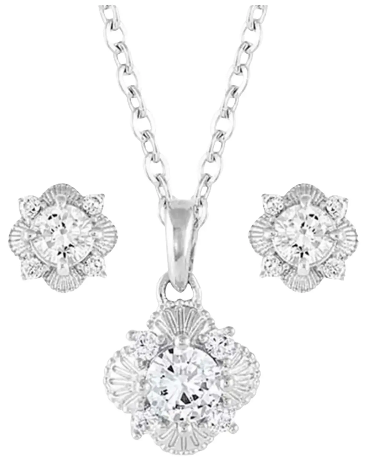 Montana Silversmiths Women's Women'S Making Memories Crystal Jewelry Set - Js5188