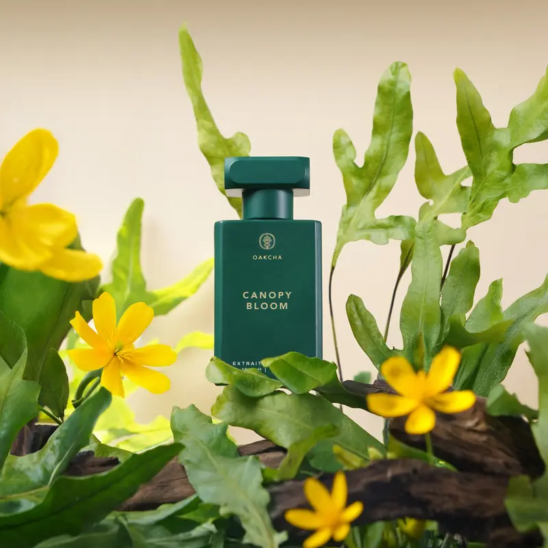 Canopy Bloom – Green Floral Woody Extrait de Parfum | Magnolia, Cardamom & Vetiver | Unisex Fragrance