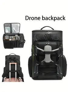 Drone Backpack - Large Capacity Multi-Functional Travel Backpack with Drone Storage, Adjustable Straps, and Multiple Compartments for Outdoor Adventures, Hiking, and Skateboarding, Hiking Gear | Sporty Backpack | Secure Zipper Closure, Backpack for Travel