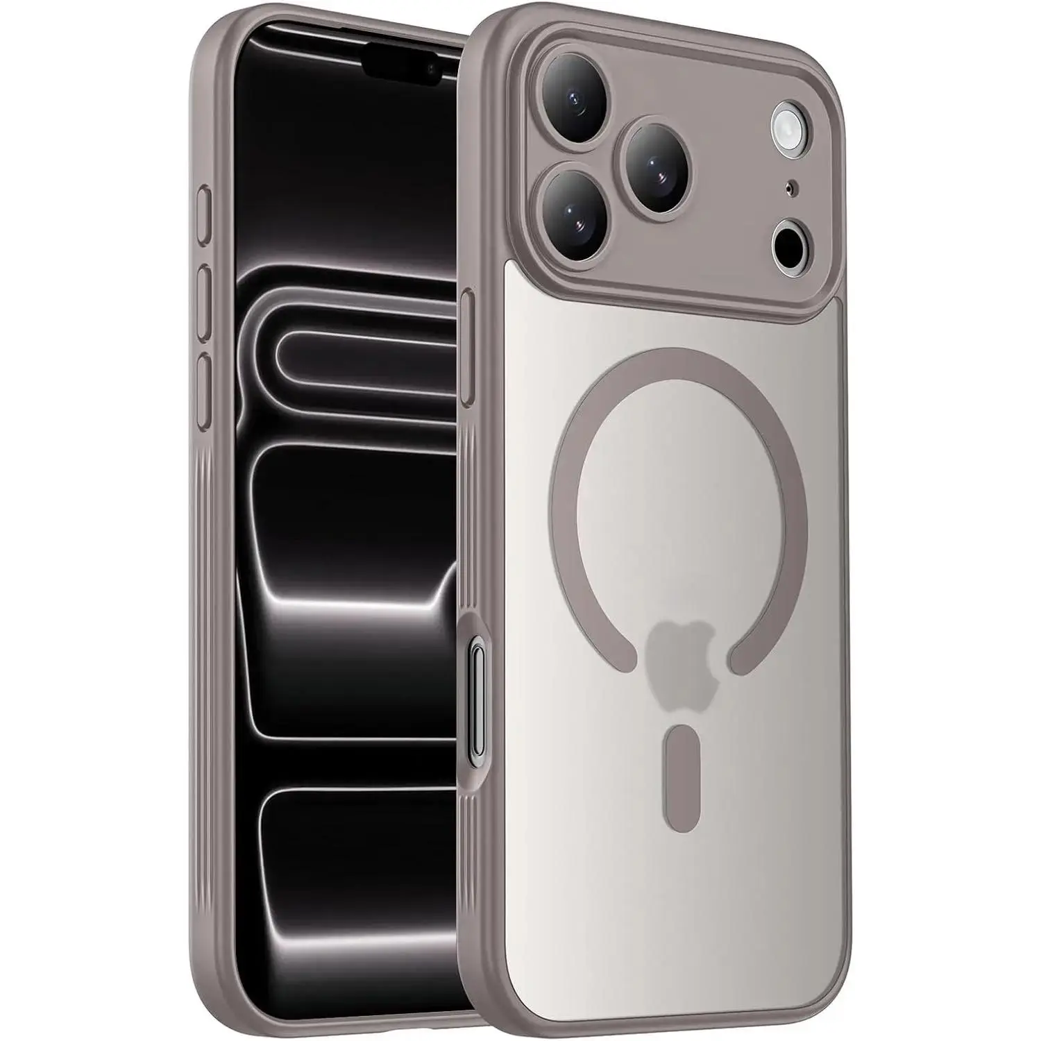 Phone cases for iPhone 17 Pro Max Case Compatible with MagSafe [Camera Protection] [15FT Military Drop Protection] Shockproof Translucent Matte Anti-Slip Phone Case for iphone 17 Pro Max- 6.9 Black