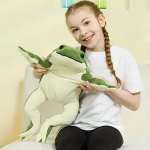 Soothing Plush Toy Frog Doll Large Cloth Doll Child Birthday Gift Boy 58Cm