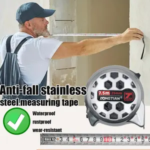 Thickened waterproof, wear-resistant and drop-resistant stainless steel metric and imperial measuring tape