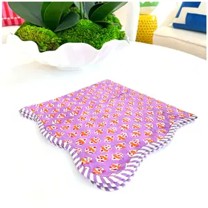 Ambroeus Towels, Placemats, Scalloped Dinner Napkins & Tablecloth