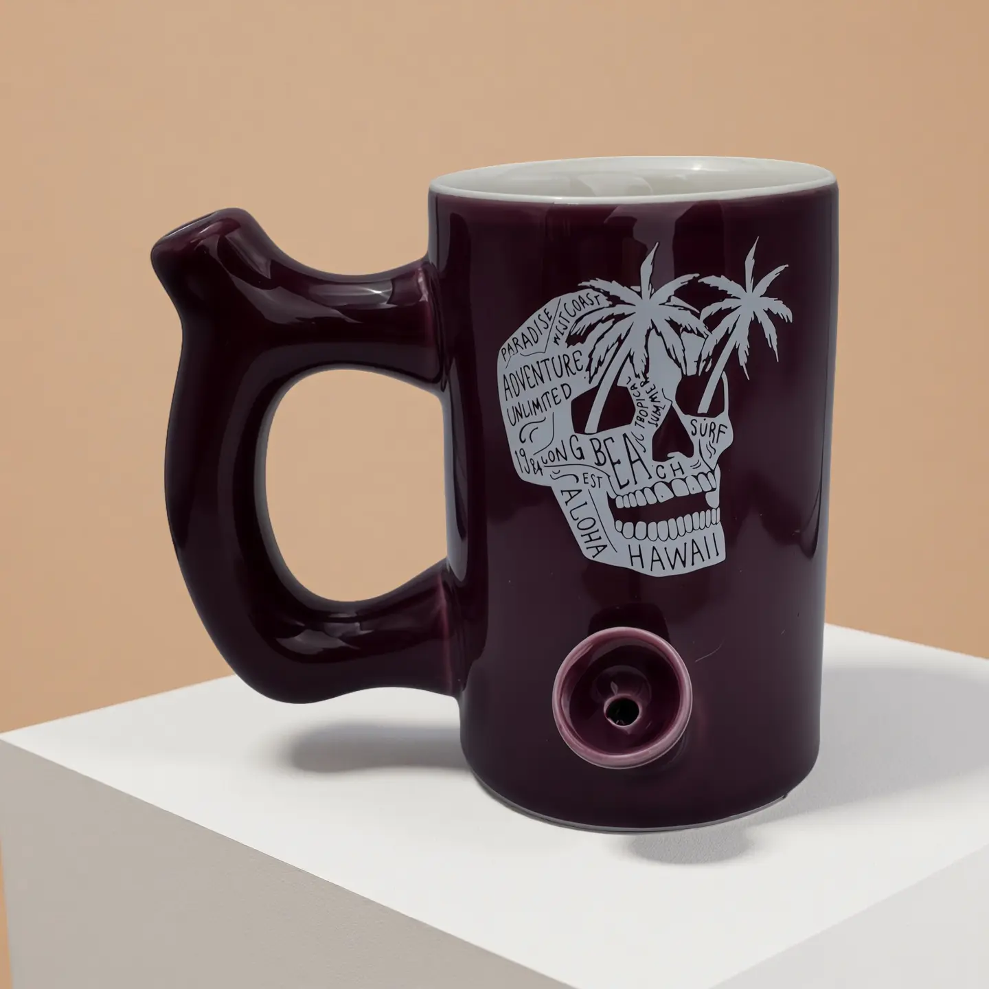 Wake and Bake Coffee Mug Novelty Glazed Ceramic Coffee Pot Shaped Cup with Ergonomic Handle Dishwasher & Microwave Safe Father's Day Halloween Christmas Gifts for Coffee Lovers (Includes Filters) coffee mug cup420