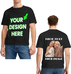 FEEGO Custom T Shirts - Create/Design Your Own Shirt with Photo/Text, Personalized Tees for Men & Women, Customizable Shirt