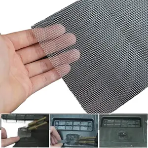 5pcs Universal Car Bumper Stainless Steel Repair Net, Plastic Crack Repair Mesh Net, For Bumper Body Hood Vents Car Accessories
