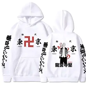Tokyo Revengers Draken Hoodie Ken Ryuguji Anime Pullover Unisex Womenswear Menswear Oversized Streetwear Harajuku Casual Graphic Sweatshirt