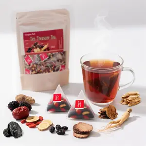 Men's exclusive tea,Kidney Tea Formula, Ginseng Ten Treasures Tea Organic Kidney Cleanse Tea, Traditional Kidney Cleansing Tea for Men, ,Natural Herbal Ingredients for Kidney Traditional Beverage Fruit Organic,Six Treasures Tea health detox