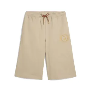 PUMA Womens H.P X Relaxed 14 Inch Jorts Casual Bottoms Casual - Beige