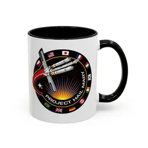 Project Haiil Spaceship Mission Badge Marry Ceramic/Accent Coffee Mug 11oz, 15oz