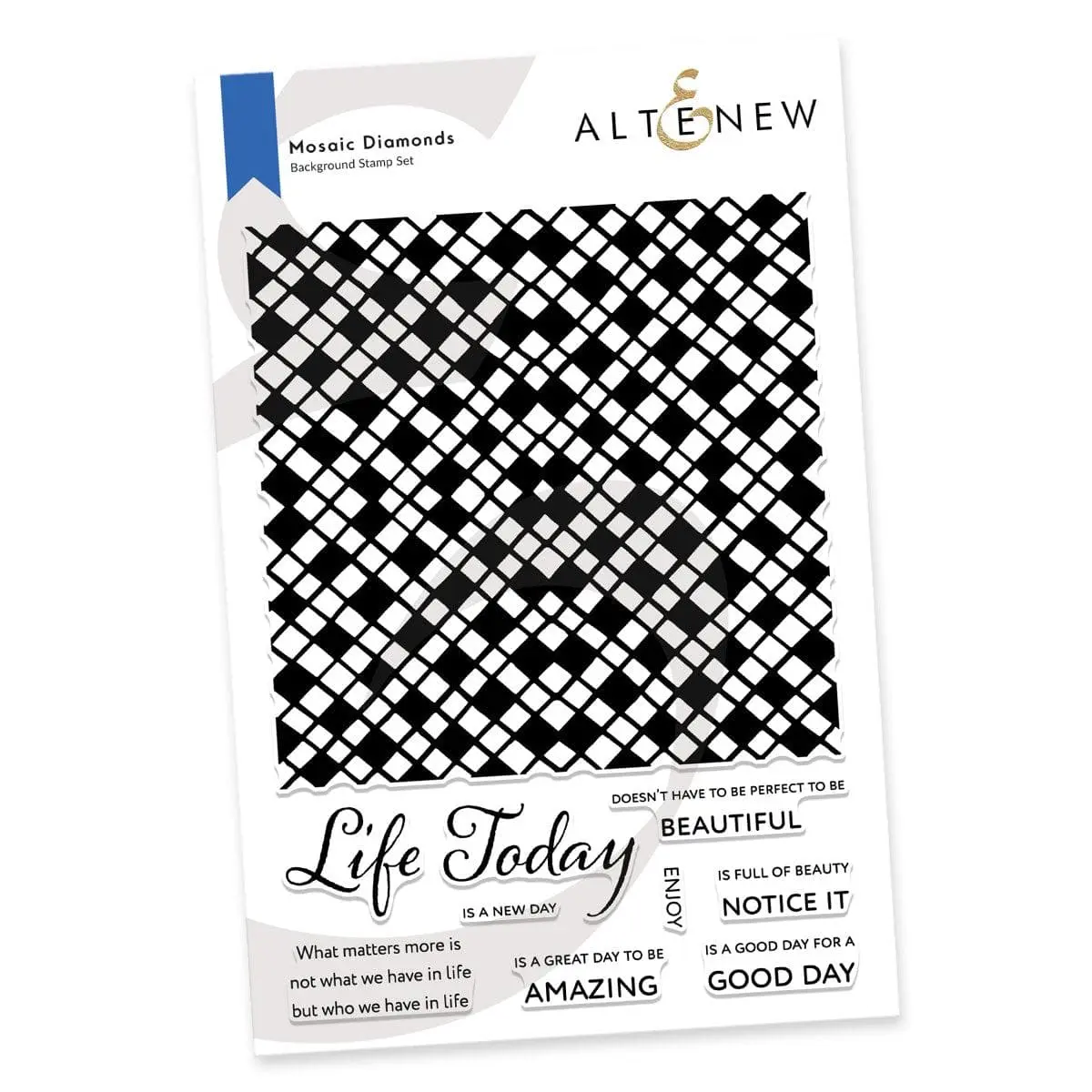 Mosaic Diamonds Stamp Set