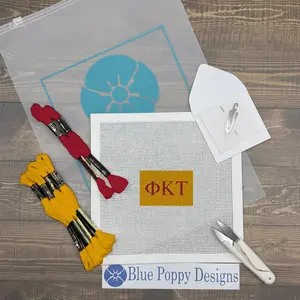 Phi Kappa Tau 3x2 Needlepoint Kit