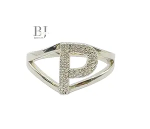 "P" LETTER RING
