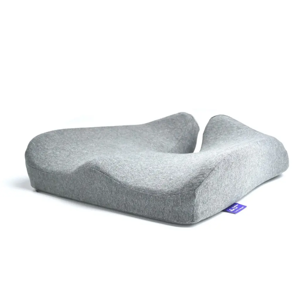 Memory Foam Seat Cushion - Ergonomic Desk Chair Cushion Foam Comfort for Back Pain Relief, Breathable Tailbone & Sciatica Support, Office & Car Must-Have