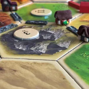 Custom Handmade Settlers of Catan Game Pieces | Polymer Clay Catan Accessories | Unique Board Game Night Gift