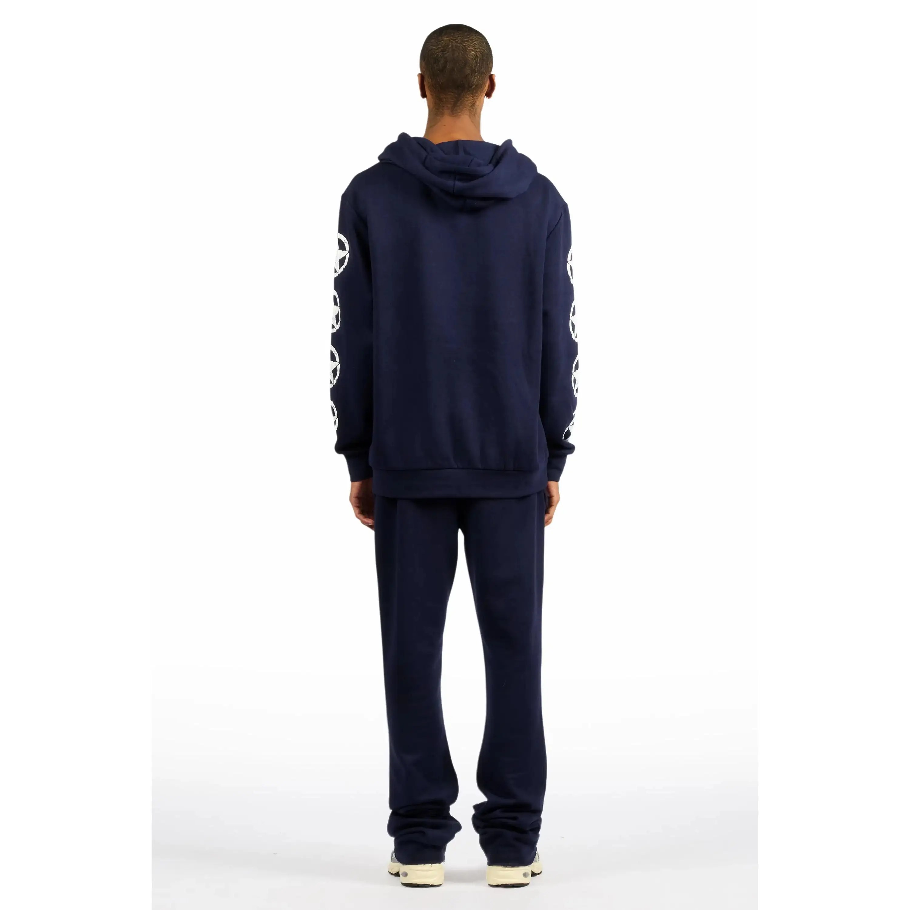 drip BLACK STAR TRUCK SUITパーカー Wizzurd Navy/Red Hoodie Stacked Track Set - TikTok Shop