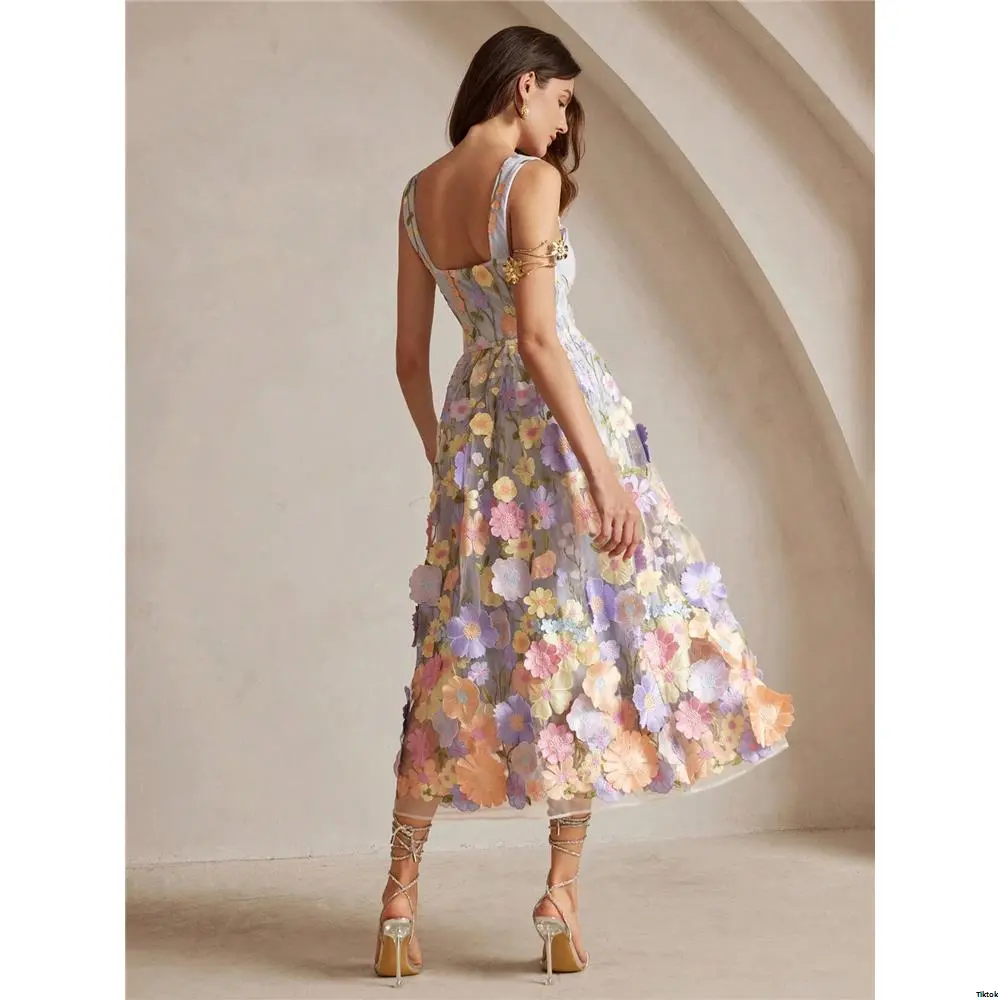 green emerald velvet dress White 3D Floral Off Shoulder Gown by Ladivine WN308 – ABC Fashion