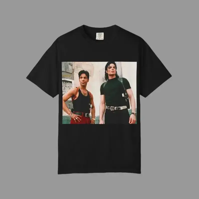Comfort Color Michael Jackson & Prince T-Shirt Vintage Street Style