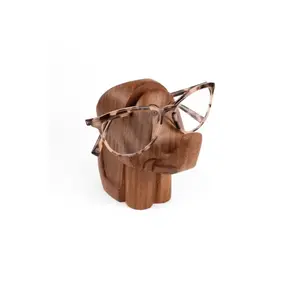 Hand-Carved Elephant Eyeglass Holder