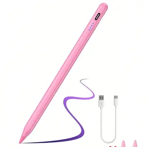 Rechargeable Stylus Pen, Multi-purpose Touch Screen Stylus Pen, Tablet Accessories for iPad & Android & iOS & Windows