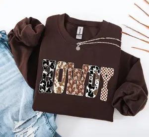 Howdy Western Sweatshirt, Yee Haw Sweater, Cowgirls Shirt, Country Cowboy Sweatshirt, Southern Howdy Shirt, Western Clothes Gift for her Cowgirl