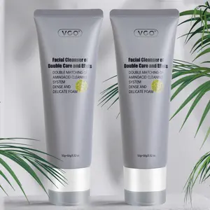 VGO Facial Cleanser - Double Care and Effects, Oil Control, Gentle Cleansing with No Skin Damage, Ideal for Night Skincare and Daily Face Wash hydrating  cleanser