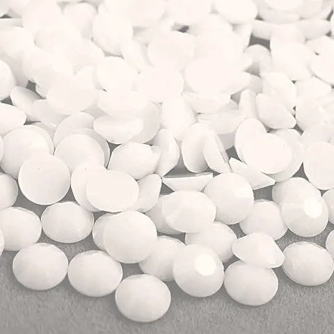 Blanco White Jelly Rhinestones