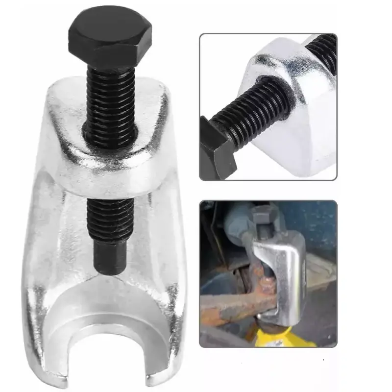 19mm Universal Ball Joint Puller - Steel Body, Heat-Treated Hand Tool with Swivel Tip for Tie Rod End Separation & Removal