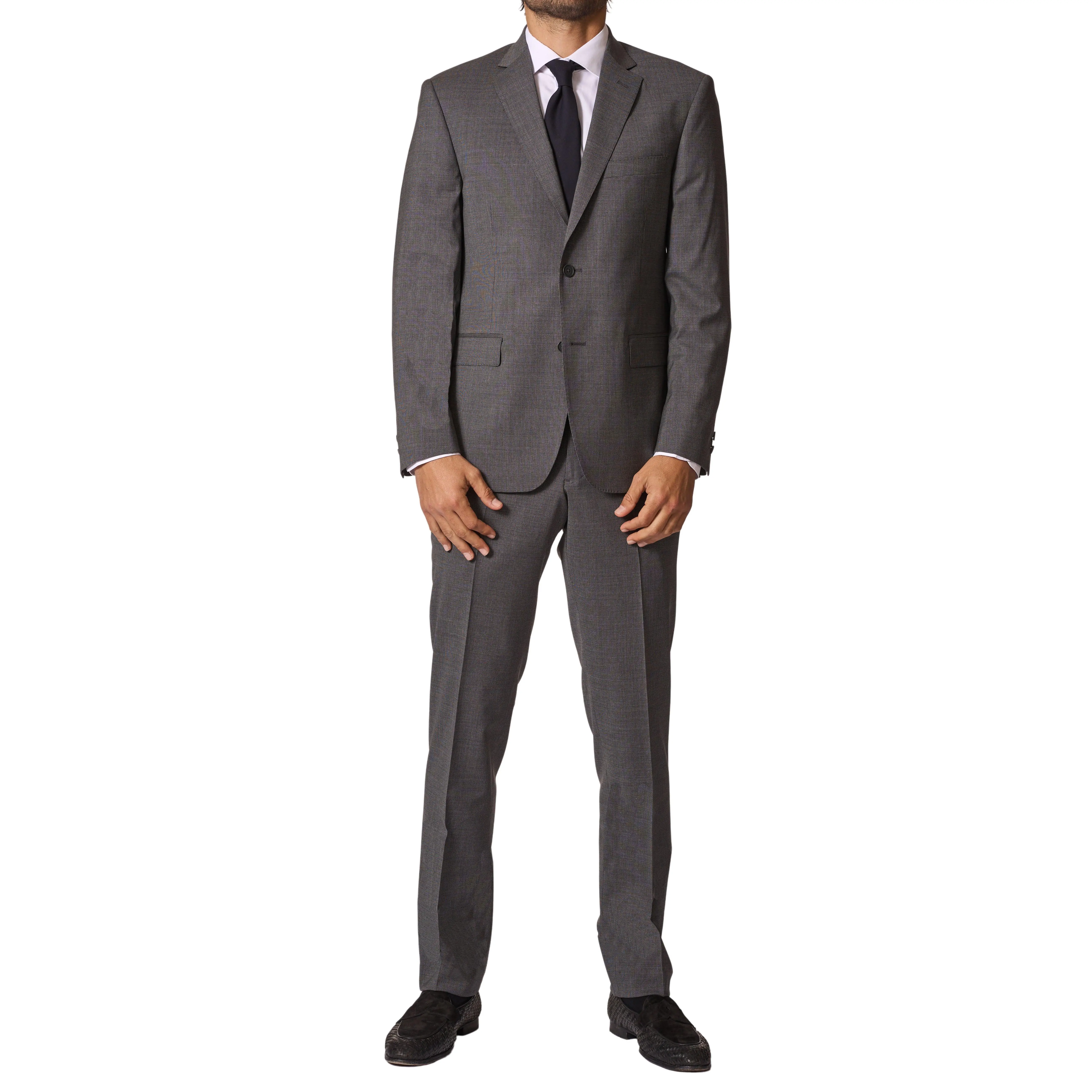 JB Britches Wool Stretch Suit - Grey