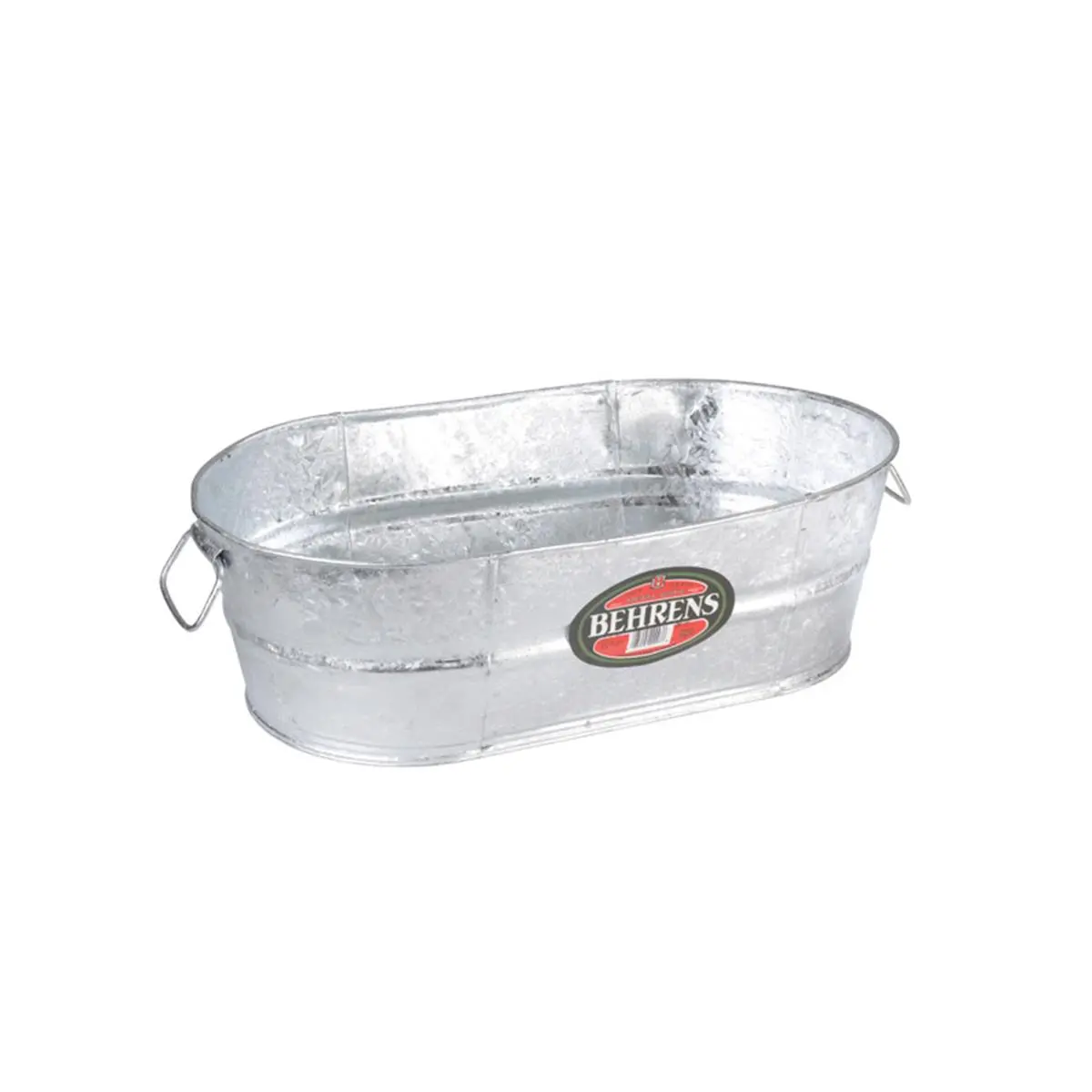 212 MAIN 4gal Galvanized Oval Steel Tub - Event Decor Pail for Sports & Outdoor, Water Sports, Sailing