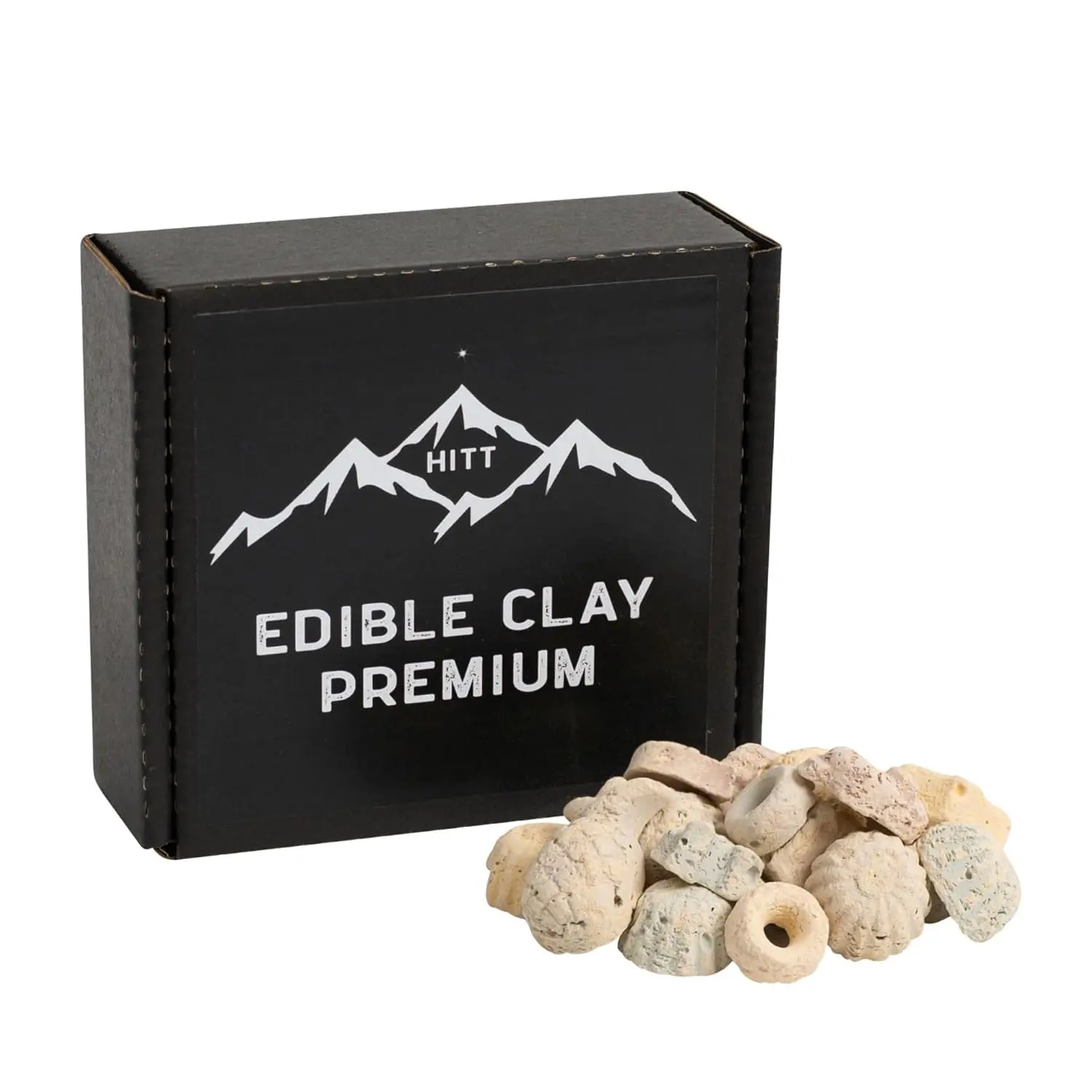 HITT Edible Clay Mix Candybox, Assorted Clay Chunks for Eating 3.5 oz/100g | Edible Dirt with Earthy Flavor Pica Cravings and Asmr Food Content Creators — Handpicked, Organic, Ready To Eat Pica Snack
