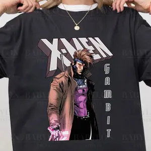 Gambit T Shirt Xmen 97 Mutant Shirt Gambit Sweatshirt Gambit Cosplay Xmen Shirt Castle Crew Vacation Tee Couples Matching Tee XMen 45750 2670